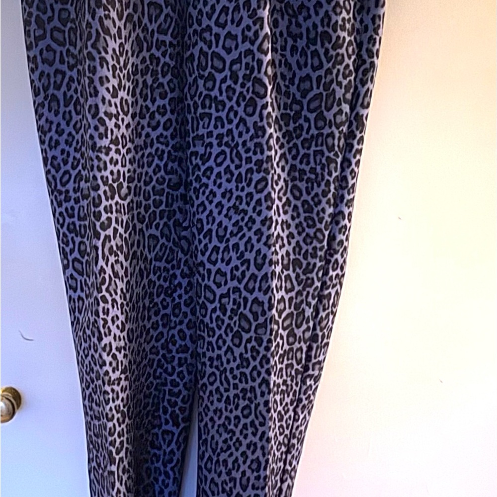 XOXO Black and Gray Animal Print Pants